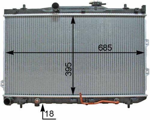 Radiateur moteur (Radiateur de refroidissement) MAHLE Aftermarket CR 1336 000P
