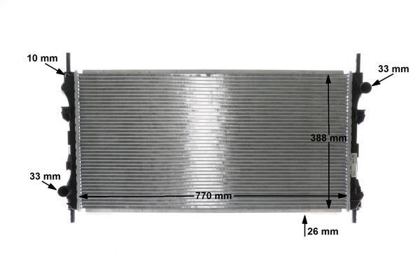 Radiateur moteur (Radiateur de refroidissement) MAHLE Aftermarket CR 1346 000S