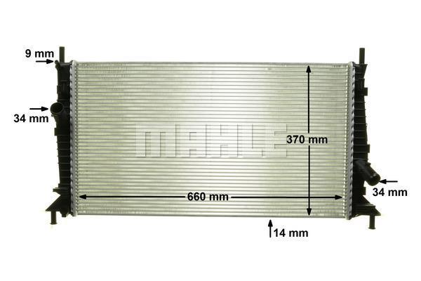 Radiateur moteur (Radiateur de refroidissement) MAHLE Aftermarket CR 1353 000P