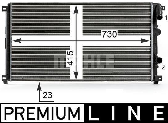 Radiateur moteur (Radiateur de refroidissement) MAHLE Aftermarket CR 13 000P