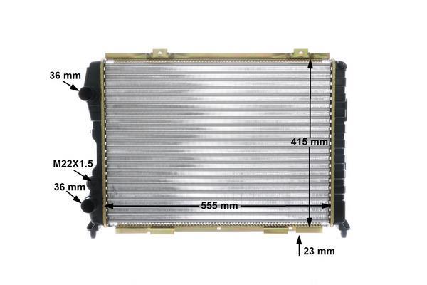 Radiateur moteur (Radiateur de refroidissement) MAHLE Aftermarket CR 1408 000S