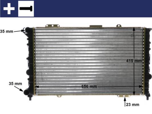 Radiateur moteur (Radiateur de refroidissement) MAHLE Aftermarket CR 1410 000S