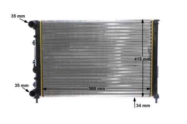 Radiateur moteur (Radiateur de refroidissement) MAHLE Aftermarket CR 1411 000S