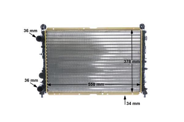 Radiateur moteur (Radiateur de refroidissement) MAHLE Aftermarket CR 1412 000S
