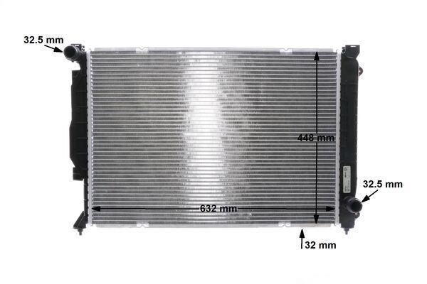 Radiateur moteur (Radiateur de refroidissement) MAHLE Aftermarket CR 1416 000S