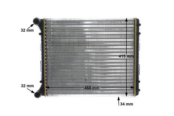 Radiateur moteur (Radiateur de refroidissement) MAHLE Aftermarket CR 1418 000S