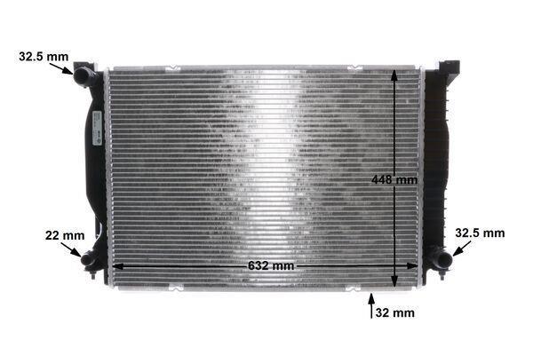 Radiateur moteur (Radiateur de refroidissement) MAHLE Aftermarket CR 1420 000S