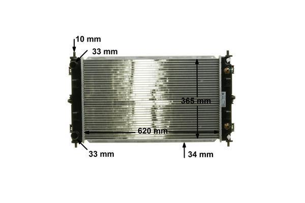 Radiateur moteur (Radiateur de refroidissement) MAHLE Aftermarket CR 1425 000S