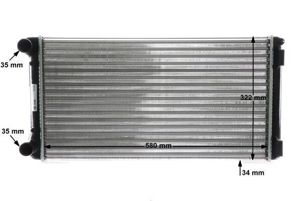 Radiateur moteur (Radiateur de refroidissement) MAHLE Aftermarket CR 1444 000S