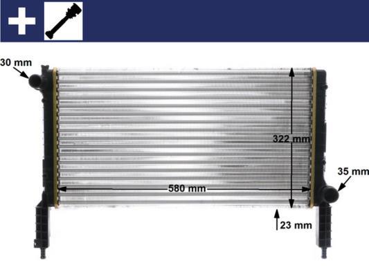 Radiateur moteur (Radiateur de refroidissement) MAHLE Aftermarket ref. CR 1446 000S