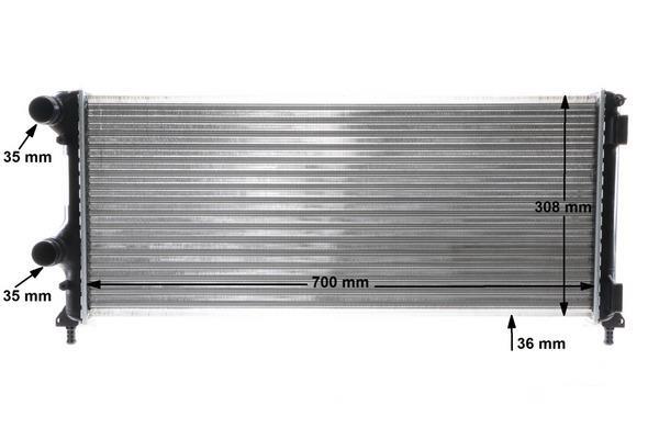 Radiateur moteur (Radiateur de refroidissement) MAHLE Aftermarket CR 1448 000S