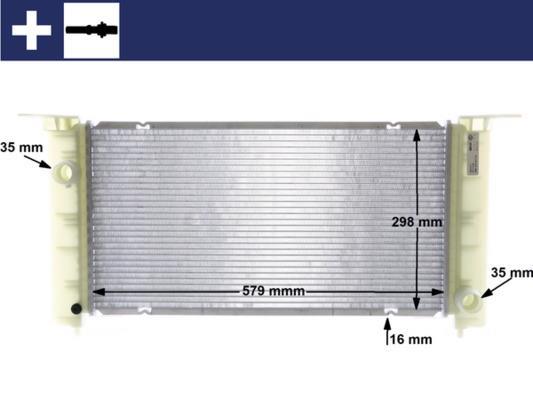 Radiateur moteur (Radiateur de refroidissement) MAHLE Aftermarket CR 1449 000S