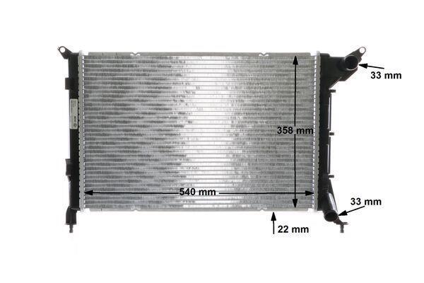 Radiateur moteur (Radiateur de refroidissement) MAHLE Aftermarket CR 1470 000S