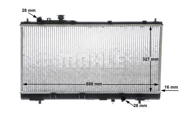 Radiateur moteur (Radiateur de refroidissement) MAHLE Aftermarket CR 1472 000S