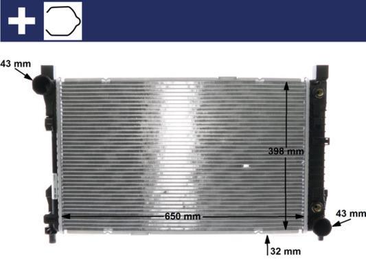 Radiateur moteur (Radiateur de refroidissement) MAHLE Aftermarket CR 1478 000S
