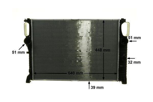 Radiateur moteur (Radiateur de refroidissement) MAHLE Aftermarket CR 1480 000S