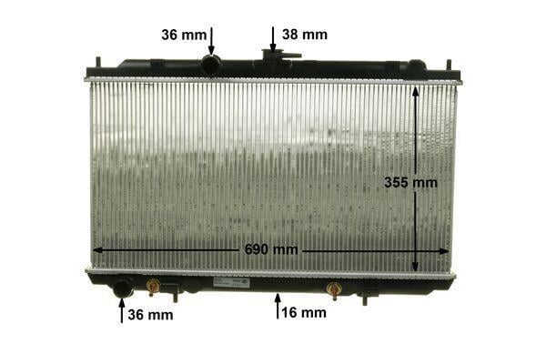 Radiateur moteur (Radiateur de refroidissement) MAHLE Aftermarket CR 1488 000S