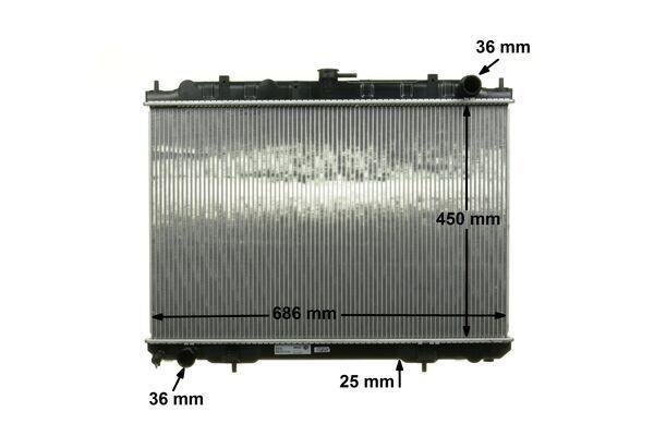 Radiateur moteur (Radiateur de refroidissement) MAHLE Aftermarket CR 1491 000S