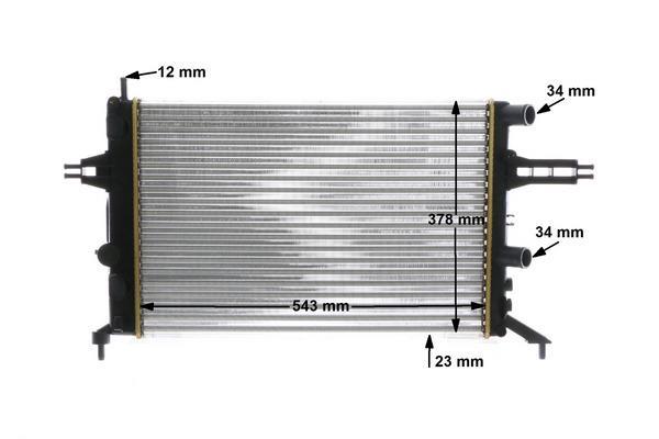 Radiateur moteur (Radiateur de refroidissement) MAHLE Aftermarket CR 1494 000S