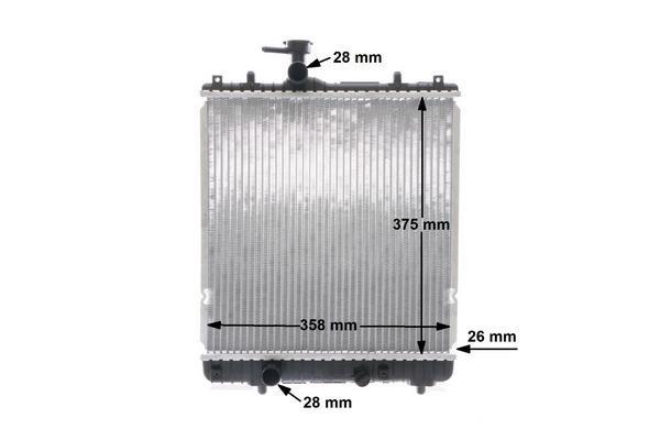 Radiateur moteur (Radiateur de refroidissement) MAHLE Aftermarket CR 1495 000S