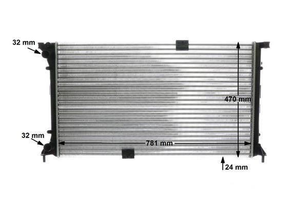 Radiateur moteur (Radiateur de refroidissement) MAHLE Aftermarket CR 1505 000S