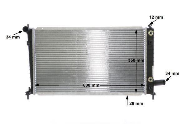 Radiateur moteur (Radiateur de refroidissement) MAHLE Aftermarket CR 1511 000S