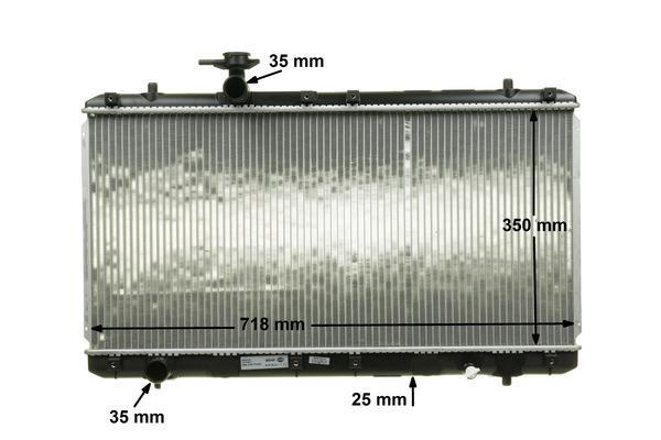 Radiateur moteur (Radiateur de refroidissement) MAHLE Aftermarket CR 1516 000S