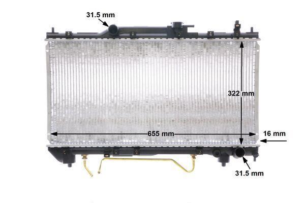 Radiateur moteur (Radiateur de refroidissement) MAHLE Aftermarket CR 1519 000S