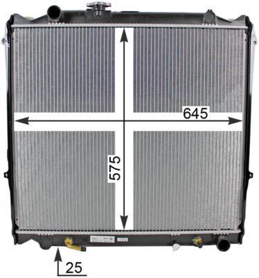 Radiateur moteur (Radiateur de refroidissement) MAHLE Aftermarket ref. CR 1521 000S