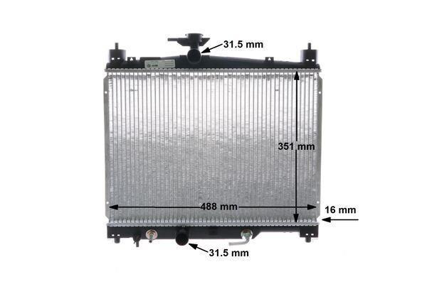 Radiateur moteur (Radiateur de refroidissement) MAHLE Aftermarket CR 1522 000S