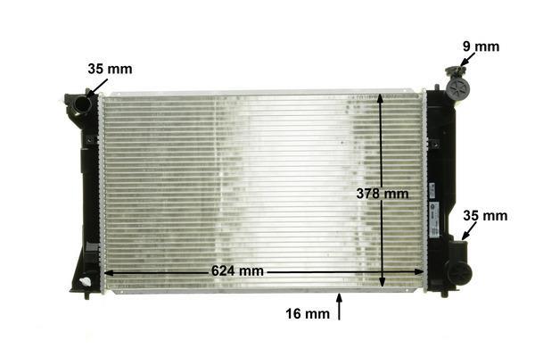 Radiateur moteur (Radiateur de refroidissement) MAHLE Aftermarket CR 1529 000S