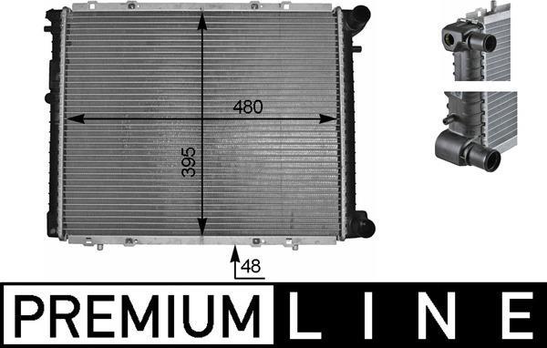 Radiateur moteur (Radiateur de refroidissement) MAHLE Aftermarket CR 152 000P