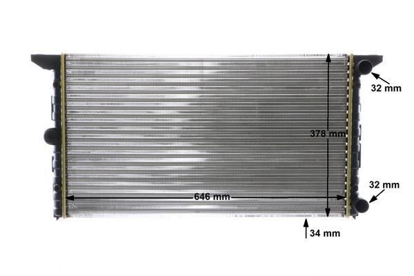 Radiateur moteur (Radiateur de refroidissement) MAHLE Aftermarket CR 1534 000S