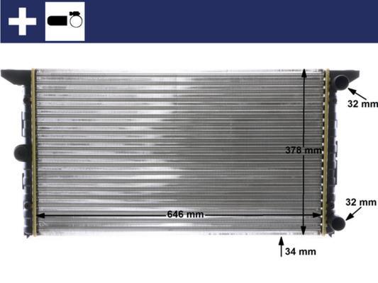 Radiateur moteur (Radiateur de refroidissement) MAHLE Aftermarket CR 1534 000S