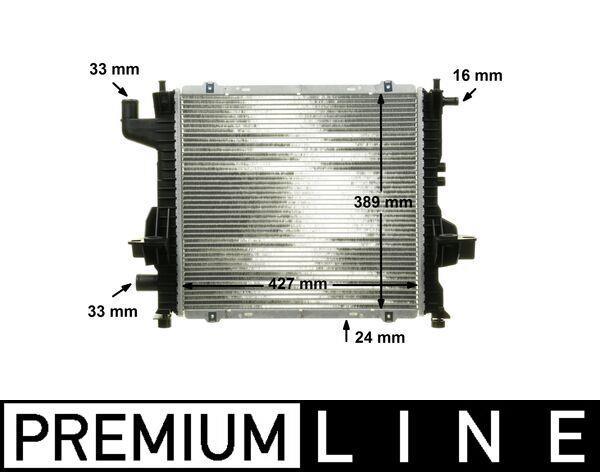 Radiateur moteur (Radiateur de refroidissement) MAHLE Aftermarket CR 153 000P