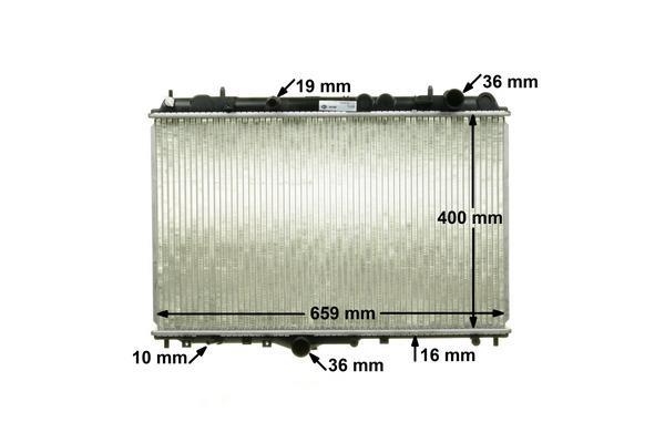 Radiateur moteur (Radiateur de refroidissement) MAHLE Aftermarket CR 1540 000S