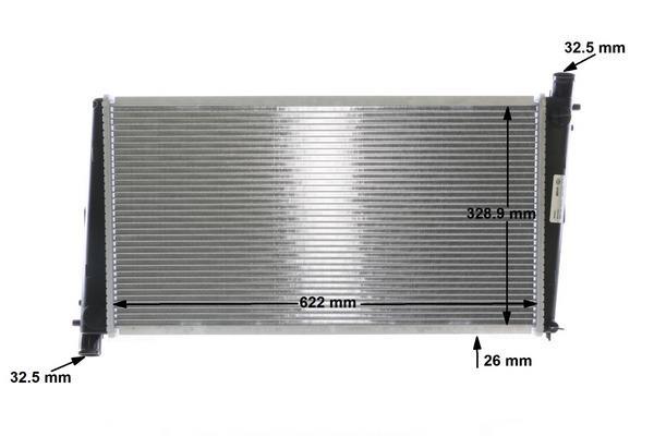 Radiateur moteur (Radiateur de refroidissement) MAHLE Aftermarket CR 1541 000S