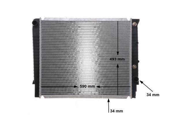 Radiateur moteur (Radiateur de refroidissement) MAHLE Aftermarket CR 1545 000S