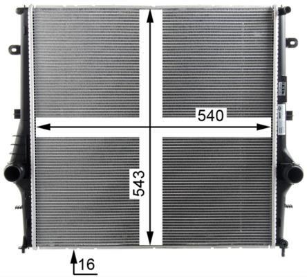 Radiateur moteur (Radiateur de refroidissement) MAHLE Aftermarket CR 1608 000P