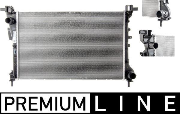 Radiateur moteur (Radiateur de refroidissement) MAHLE Aftermarket CR 1661 000P