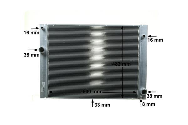 Radiateur moteur (Radiateur de refroidissement) MAHLE Aftermarket CR 1682 000P