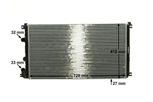 Radiateur moteur (Radiateur de refroidissement) MAHLE Aftermarket CR 1683 000S