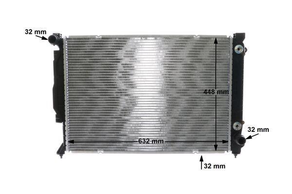 Radiateur moteur (Radiateur de refroidissement) MAHLE Aftermarket CR 1686 000S