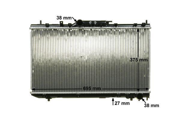Radiateur moteur (Radiateur de refroidissement) MAHLE Aftermarket CR 1688 000S