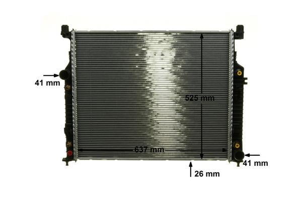 Radiateur moteur (Radiateur de refroidissement) MAHLE Aftermarket CR 1705 000P