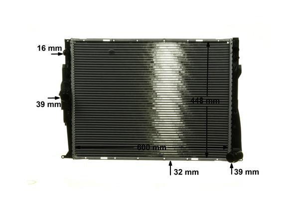 Radiateur moteur (Radiateur de refroidissement) MAHLE Aftermarket CR 1711 000P