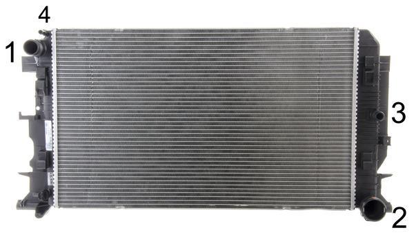 Radiateur moteur (Radiateur de refroidissement) MAHLE Aftermarket CR 1719 000P