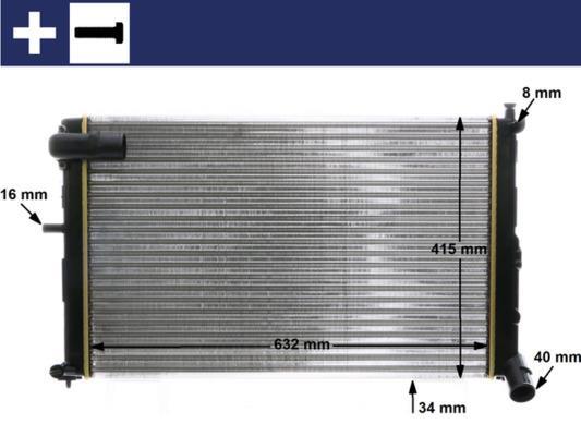 Radiateur moteur (Radiateur de refroidissement) MAHLE Aftermarket CR 171 000S