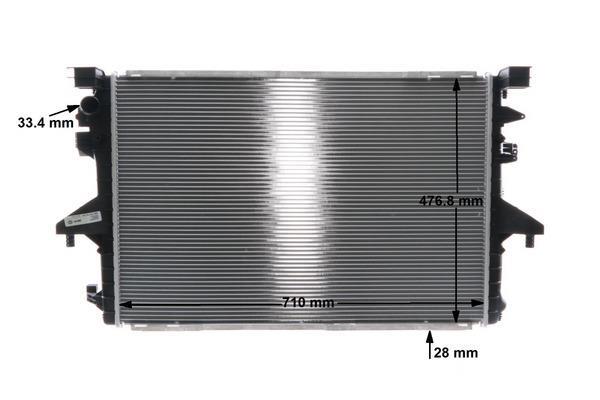 Radiateur moteur (Radiateur de refroidissement) MAHLE Aftermarket CR 1792 000S