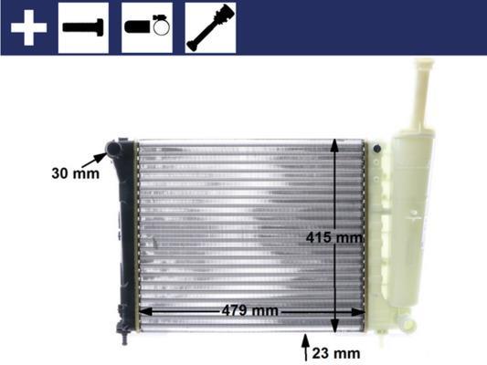 Radiateur moteur (Radiateur de refroidissement) MAHLE Aftermarket CR 1859 000S